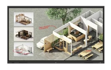 Pantalla interactiva 86" LG CreateBoard 86TR3DQ-B  4K UHD LCD  ARM Cortex A73 + A53  RAM 8GB  flash 64 GB